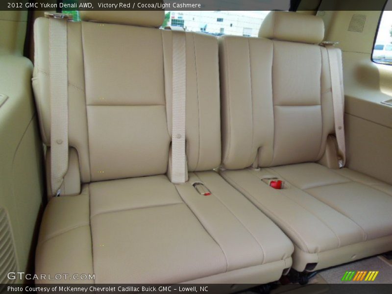 Victory Red / Cocoa/Light Cashmere 2012 GMC Yukon Denali AWD