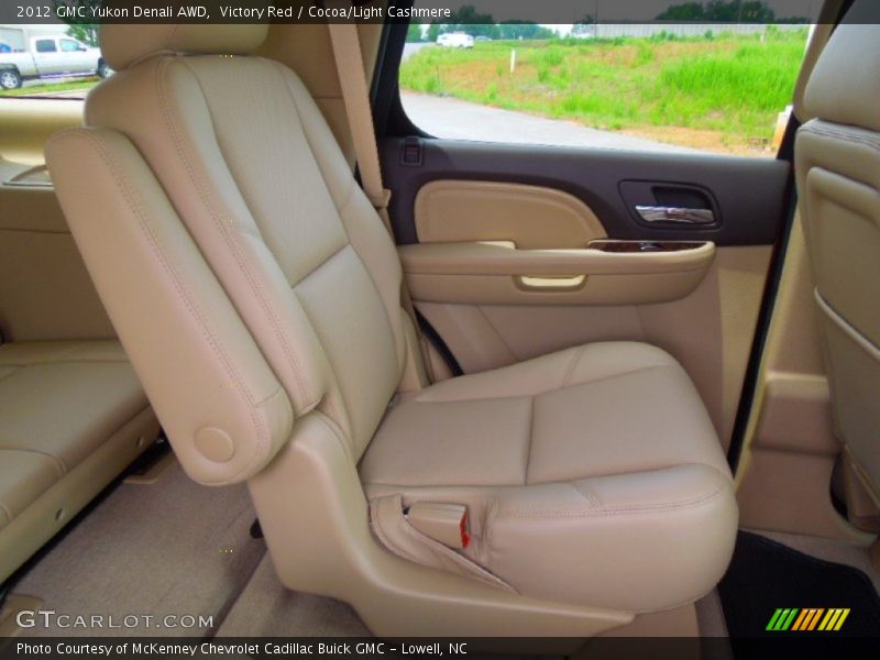 Victory Red / Cocoa/Light Cashmere 2012 GMC Yukon Denali AWD