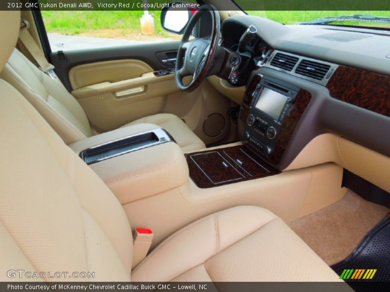 Victory Red / Cocoa/Light Cashmere 2012 GMC Yukon Denali AWD