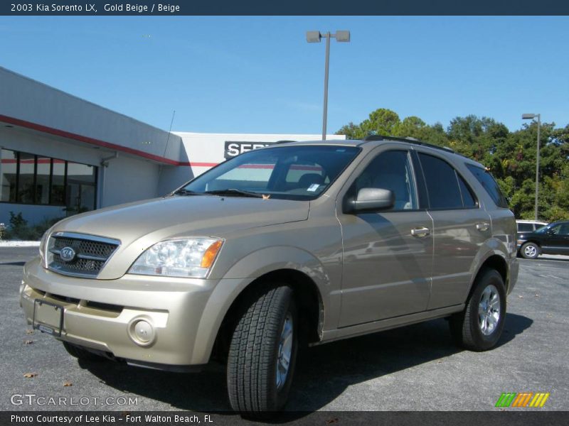 Gold Beige / Beige 2003 Kia Sorento LX