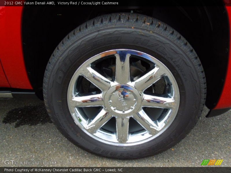Victory Red / Cocoa/Light Cashmere 2012 GMC Yukon Denali AWD