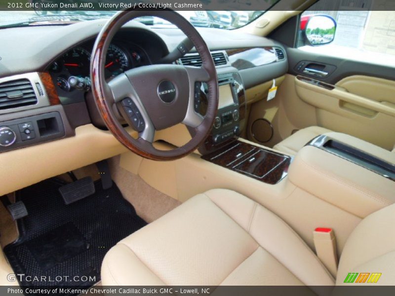  2012 Yukon Denali AWD Cocoa/Light Cashmere Interior