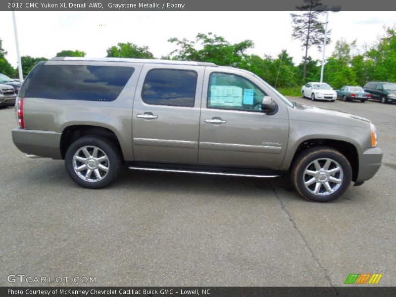 Graystone Metallic / Ebony 2012 GMC Yukon XL Denali AWD