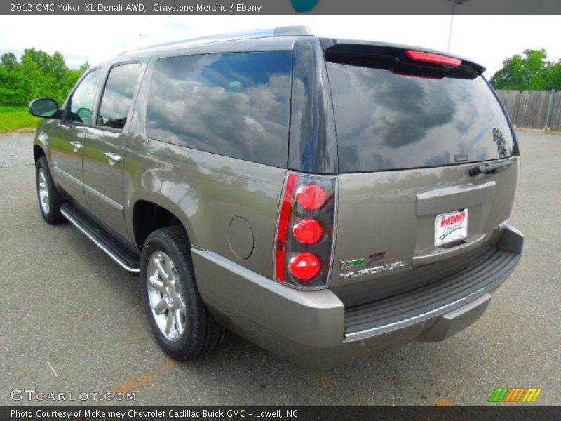 Graystone Metallic / Ebony 2012 GMC Yukon XL Denali AWD