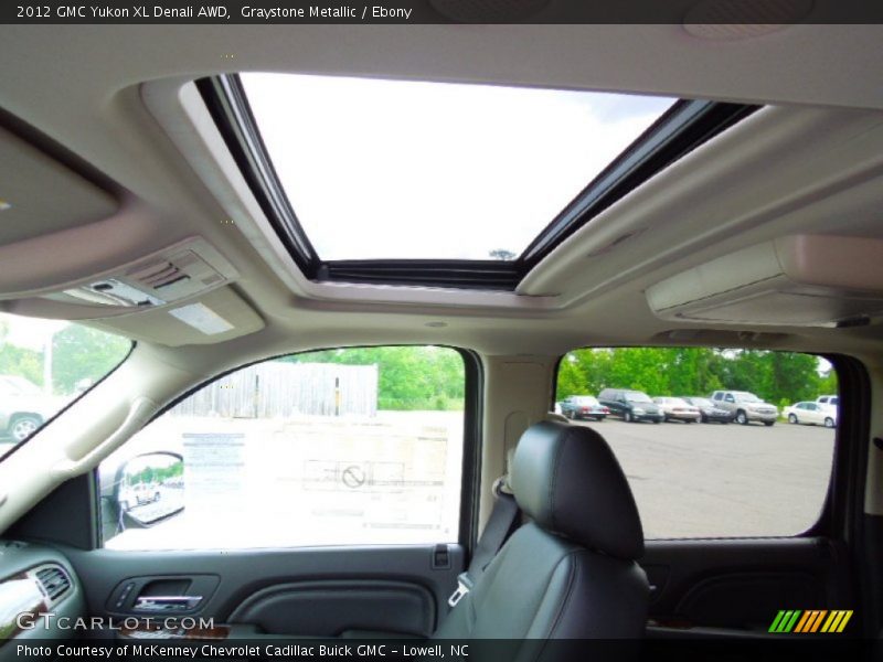 Graystone Metallic / Ebony 2012 GMC Yukon XL Denali AWD