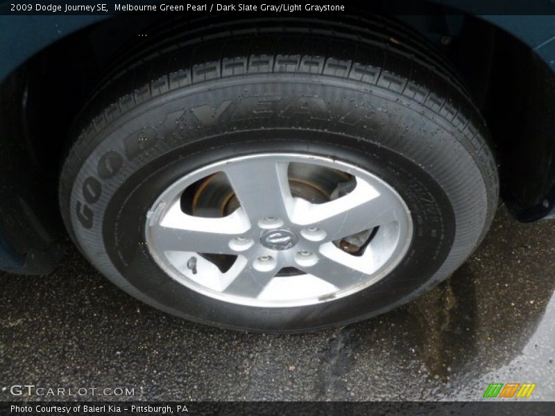 Melbourne Green Pearl / Dark Slate Gray/Light Graystone 2009 Dodge Journey SE