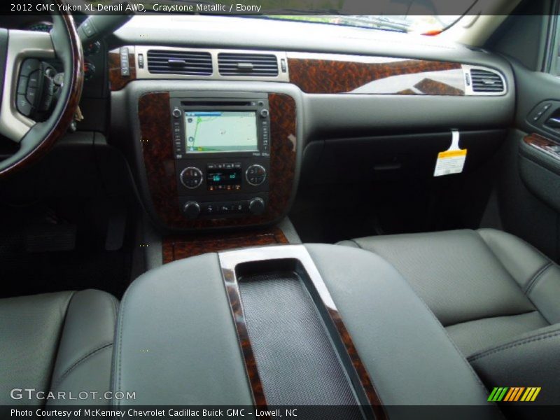 Graystone Metallic / Ebony 2012 GMC Yukon XL Denali AWD