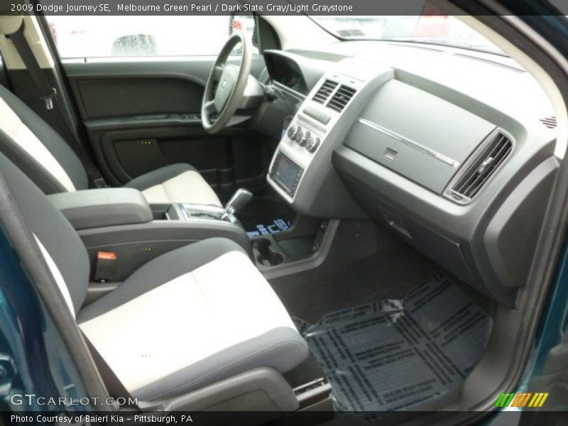 Melbourne Green Pearl / Dark Slate Gray/Light Graystone 2009 Dodge Journey SE