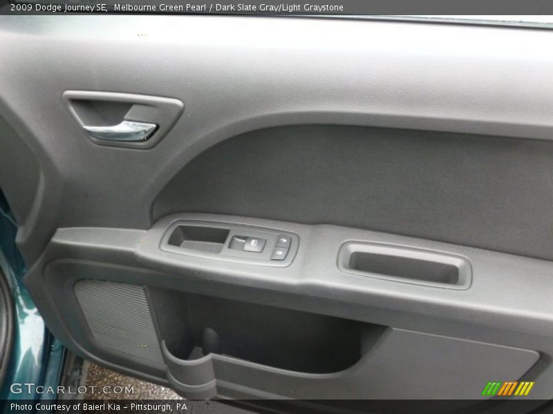 Melbourne Green Pearl / Dark Slate Gray/Light Graystone 2009 Dodge Journey SE