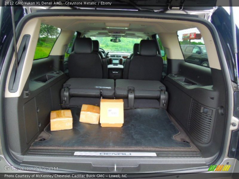 Graystone Metallic / Ebony 2012 GMC Yukon XL Denali AWD