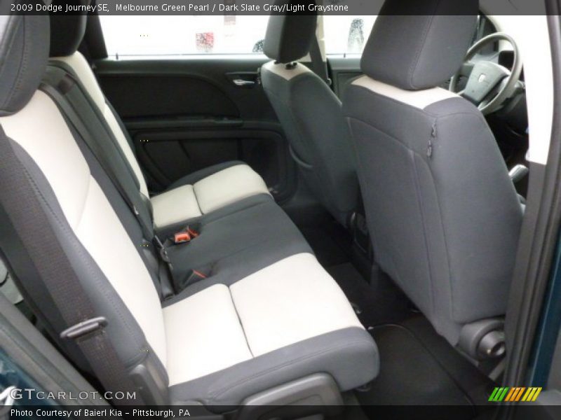 Melbourne Green Pearl / Dark Slate Gray/Light Graystone 2009 Dodge Journey SE