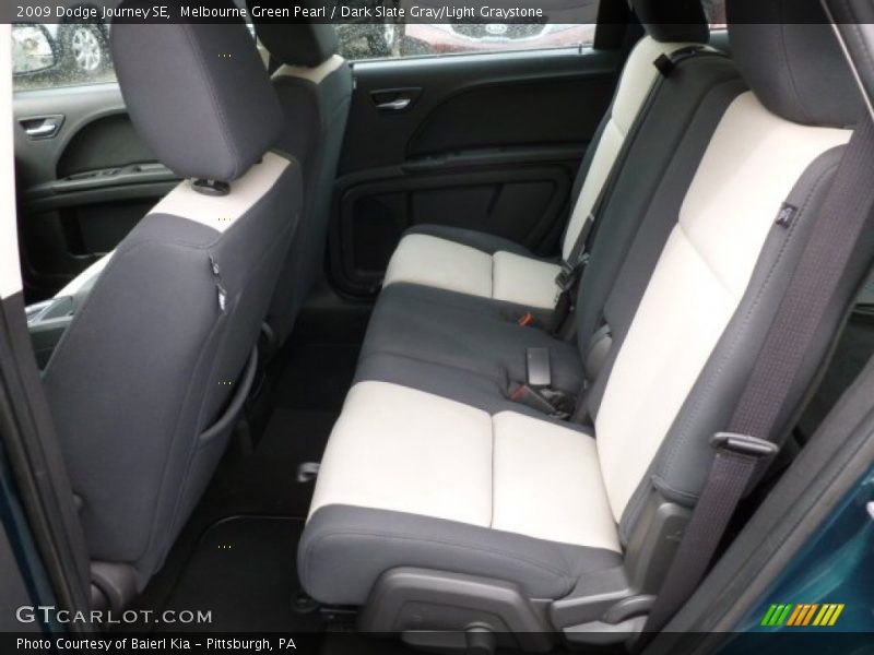 Melbourne Green Pearl / Dark Slate Gray/Light Graystone 2009 Dodge Journey SE