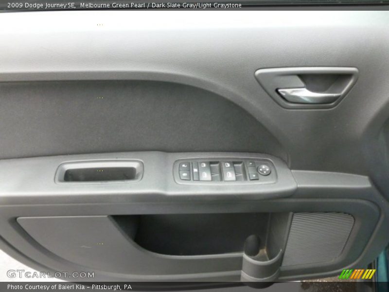 Melbourne Green Pearl / Dark Slate Gray/Light Graystone 2009 Dodge Journey SE