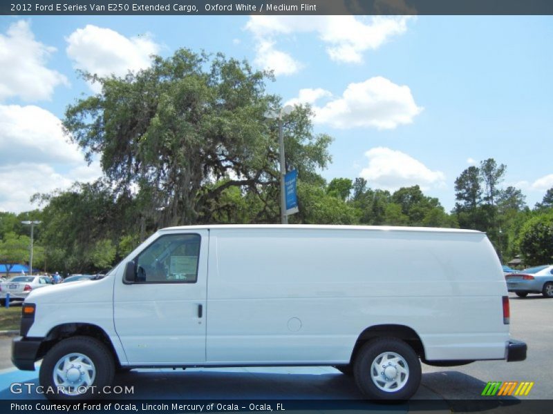 Oxford White / Medium Flint 2012 Ford E Series Van E250 Extended Cargo