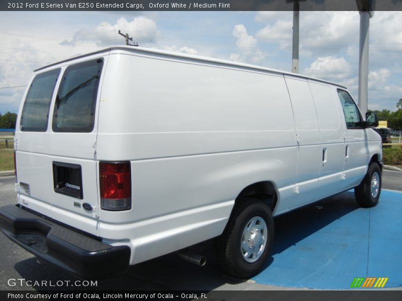 Oxford White / Medium Flint 2012 Ford E Series Van E250 Extended Cargo