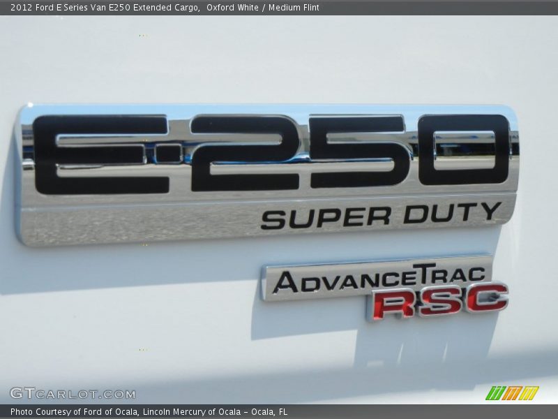 Oxford White / Medium Flint 2012 Ford E Series Van E250 Extended Cargo