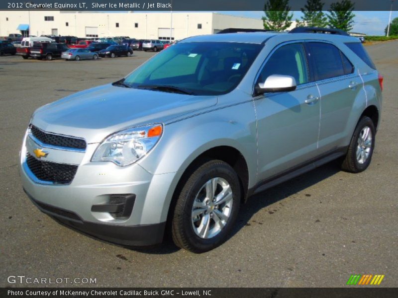Silver Ice Metallic / Jet Black 2012 Chevrolet Equinox LT