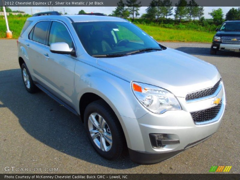 Silver Ice Metallic / Jet Black 2012 Chevrolet Equinox LT