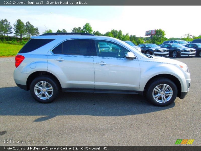 Silver Ice Metallic / Jet Black 2012 Chevrolet Equinox LT