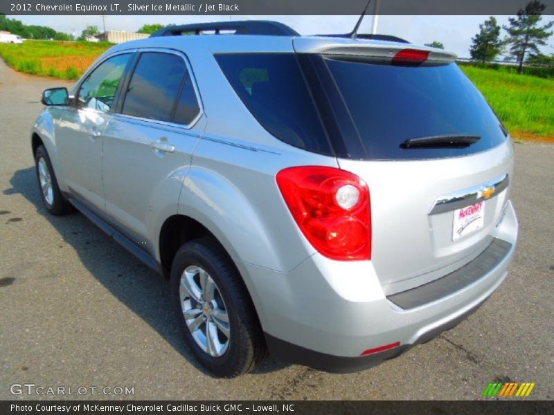 Silver Ice Metallic / Jet Black 2012 Chevrolet Equinox LT