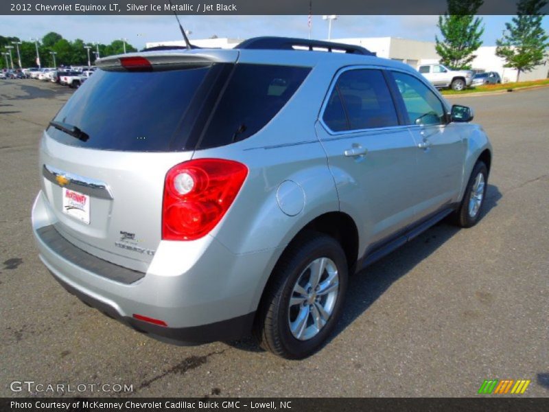 Silver Ice Metallic / Jet Black 2012 Chevrolet Equinox LT