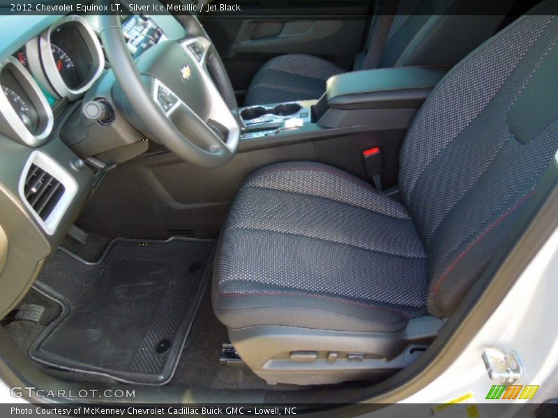 Silver Ice Metallic / Jet Black 2012 Chevrolet Equinox LT