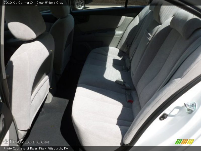 Clear White / Gray 2010 Kia Optima LX
