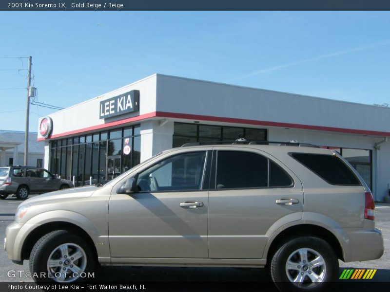 Gold Beige / Beige 2003 Kia Sorento LX