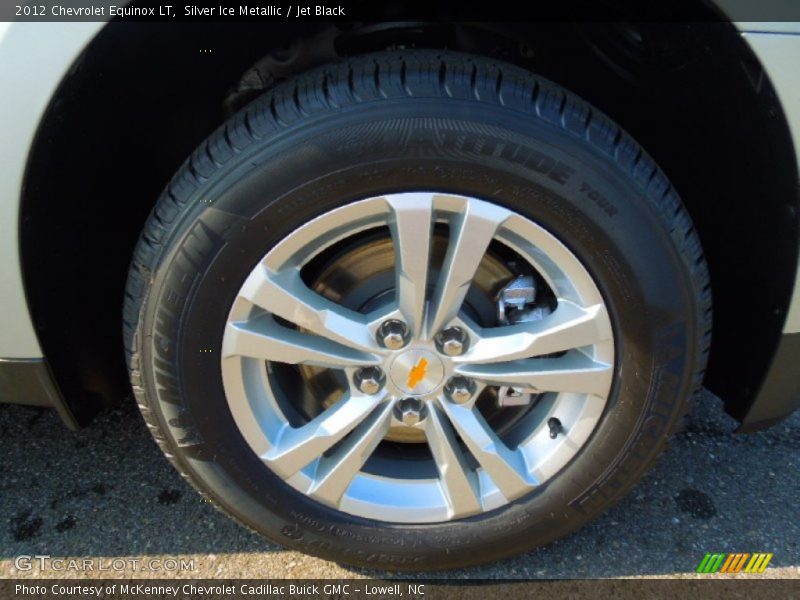 Silver Ice Metallic / Jet Black 2012 Chevrolet Equinox LT