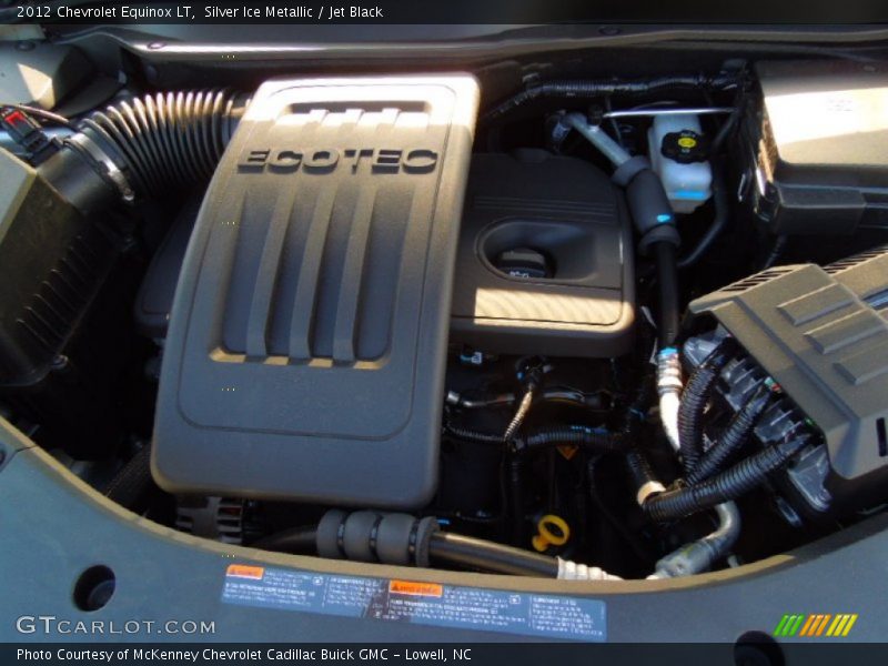 Silver Ice Metallic / Jet Black 2012 Chevrolet Equinox LT