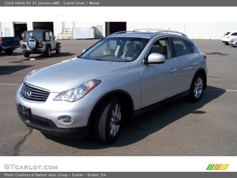 Scarlet Silver / Wheat 2008 Infiniti EX 35 Journey AWD