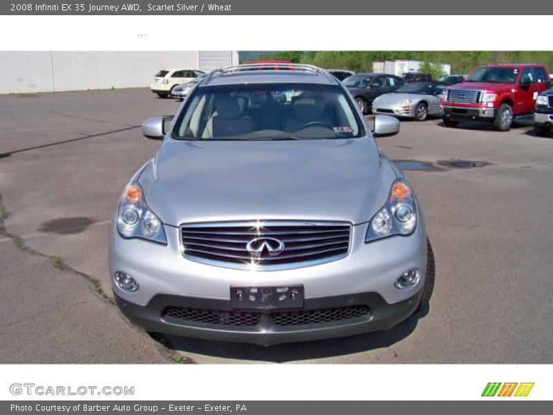 Scarlet Silver / Wheat 2008 Infiniti EX 35 Journey AWD