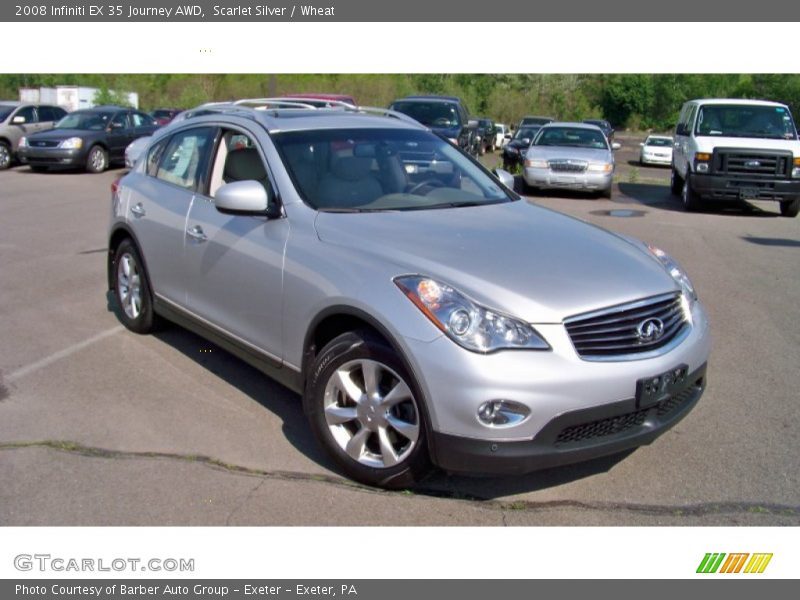 Scarlet Silver / Wheat 2008 Infiniti EX 35 Journey AWD