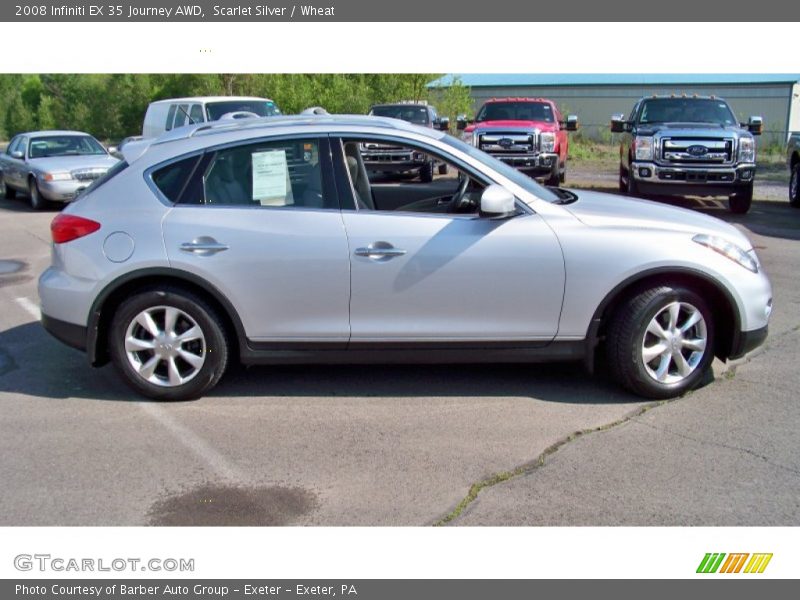 Scarlet Silver / Wheat 2008 Infiniti EX 35 Journey AWD