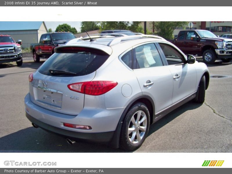 Scarlet Silver / Wheat 2008 Infiniti EX 35 Journey AWD
