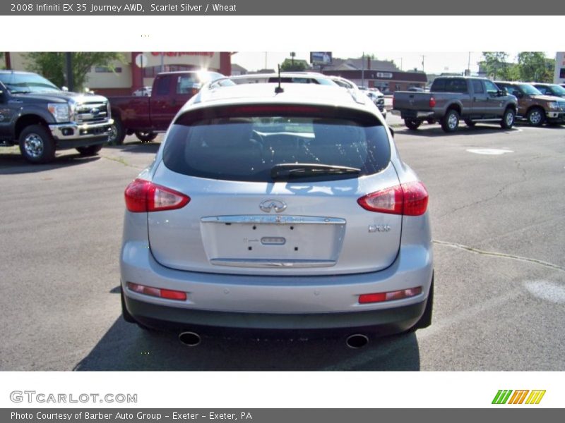 Scarlet Silver / Wheat 2008 Infiniti EX 35 Journey AWD