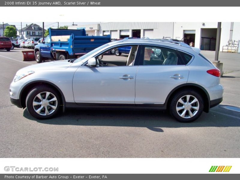 Scarlet Silver / Wheat 2008 Infiniti EX 35 Journey AWD