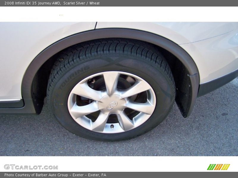 Scarlet Silver / Wheat 2008 Infiniti EX 35 Journey AWD