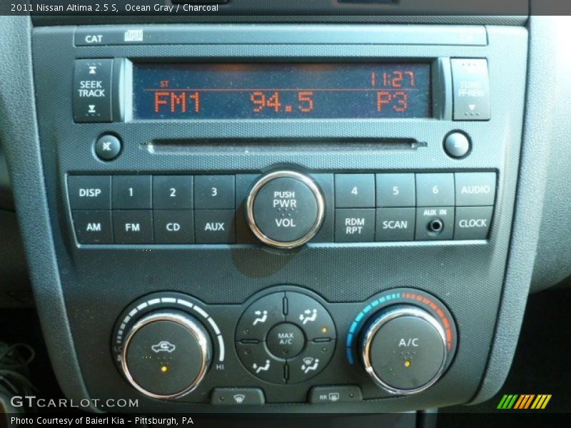 Ocean Gray / Charcoal 2011 Nissan Altima 2.5 S