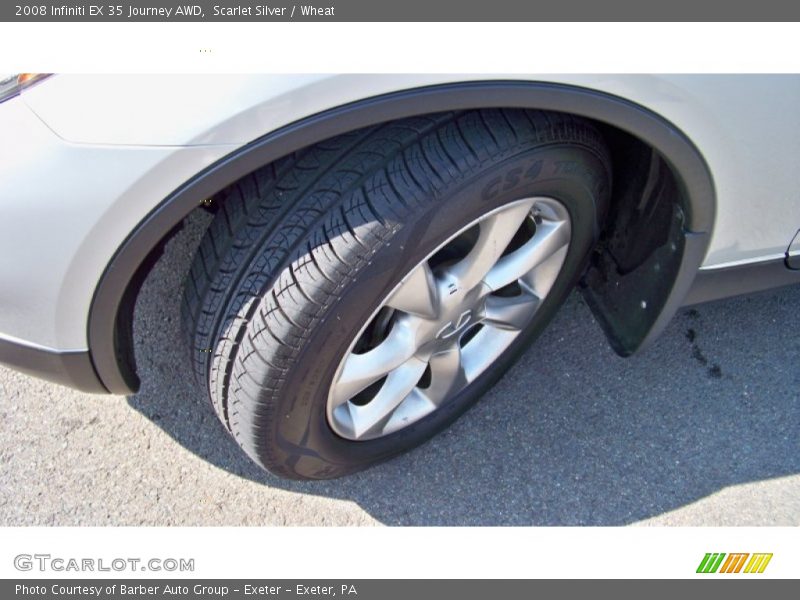 Scarlet Silver / Wheat 2008 Infiniti EX 35 Journey AWD