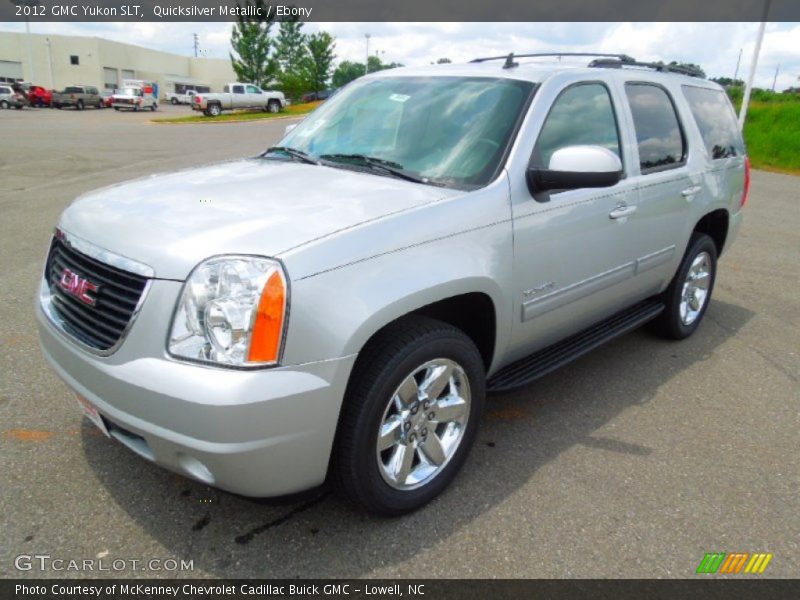 Quicksilver Metallic / Ebony 2012 GMC Yukon SLT