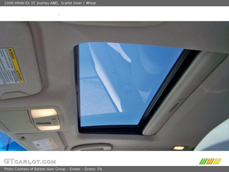 Scarlet Silver / Wheat 2008 Infiniti EX 35 Journey AWD