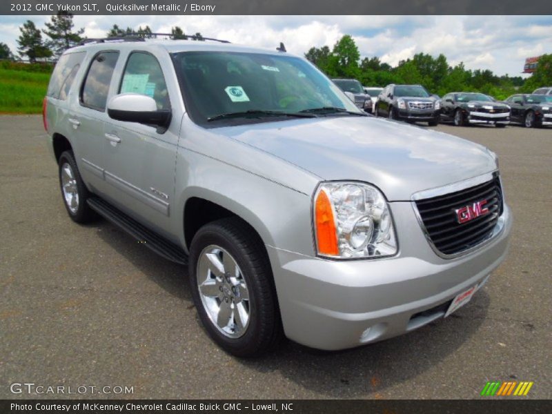 Quicksilver Metallic / Ebony 2012 GMC Yukon SLT