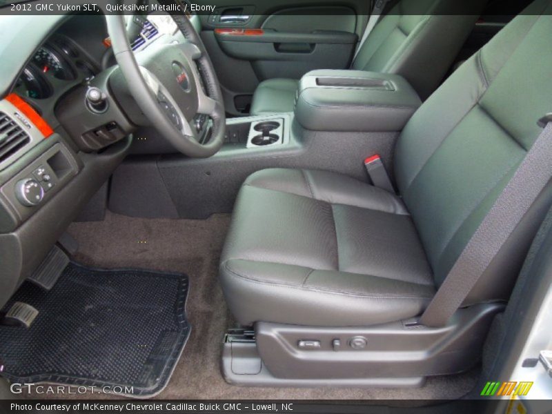Quicksilver Metallic / Ebony 2012 GMC Yukon SLT