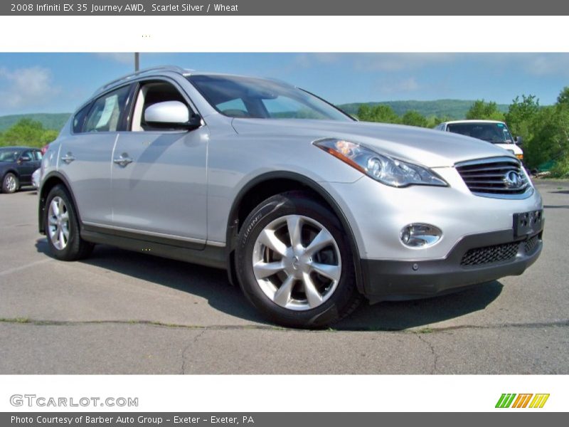 Scarlet Silver / Wheat 2008 Infiniti EX 35 Journey AWD