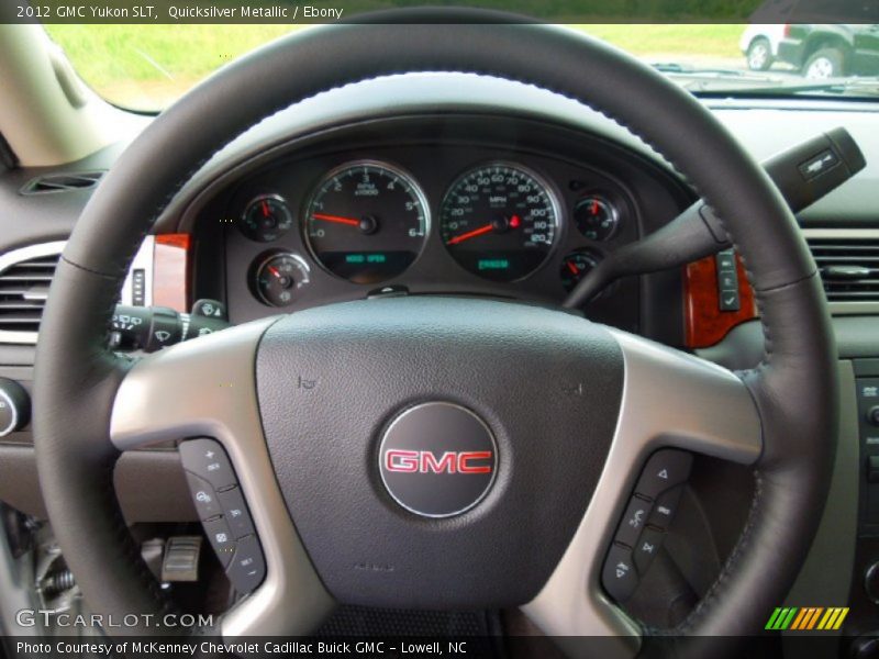 Quicksilver Metallic / Ebony 2012 GMC Yukon SLT