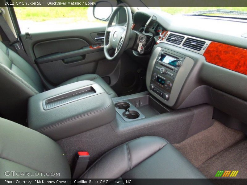 Quicksilver Metallic / Ebony 2012 GMC Yukon SLT