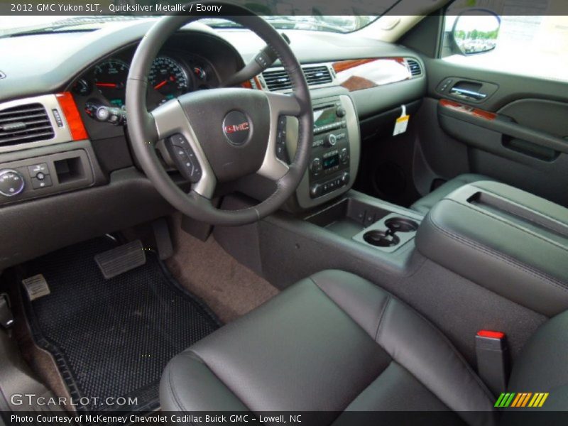 Quicksilver Metallic / Ebony 2012 GMC Yukon SLT