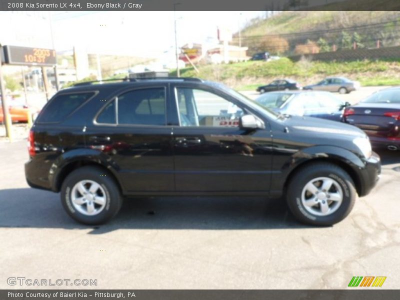 Ebony Black / Gray 2008 Kia Sorento LX 4x4