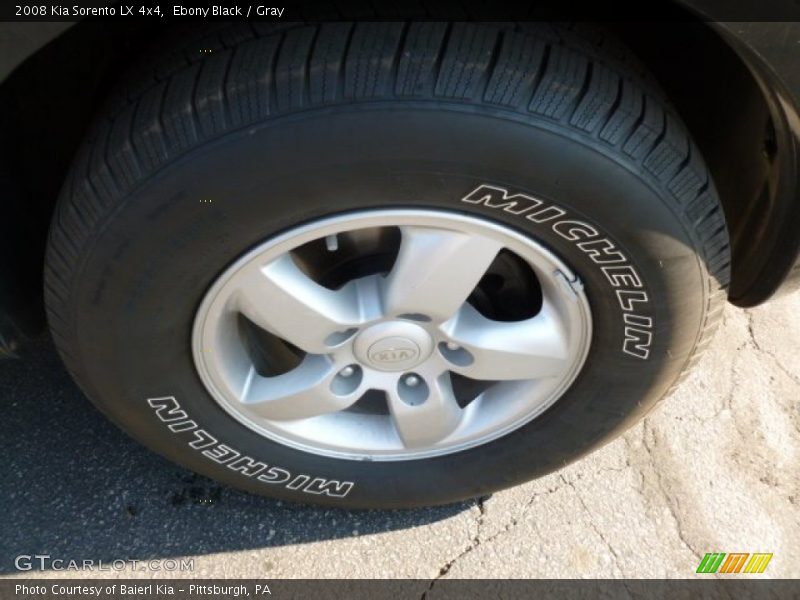 Ebony Black / Gray 2008 Kia Sorento LX 4x4
